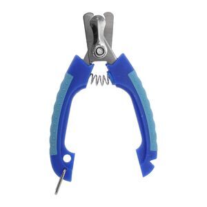 Durable Pet Nail Clippers with Tail Buckle for Pet Blue